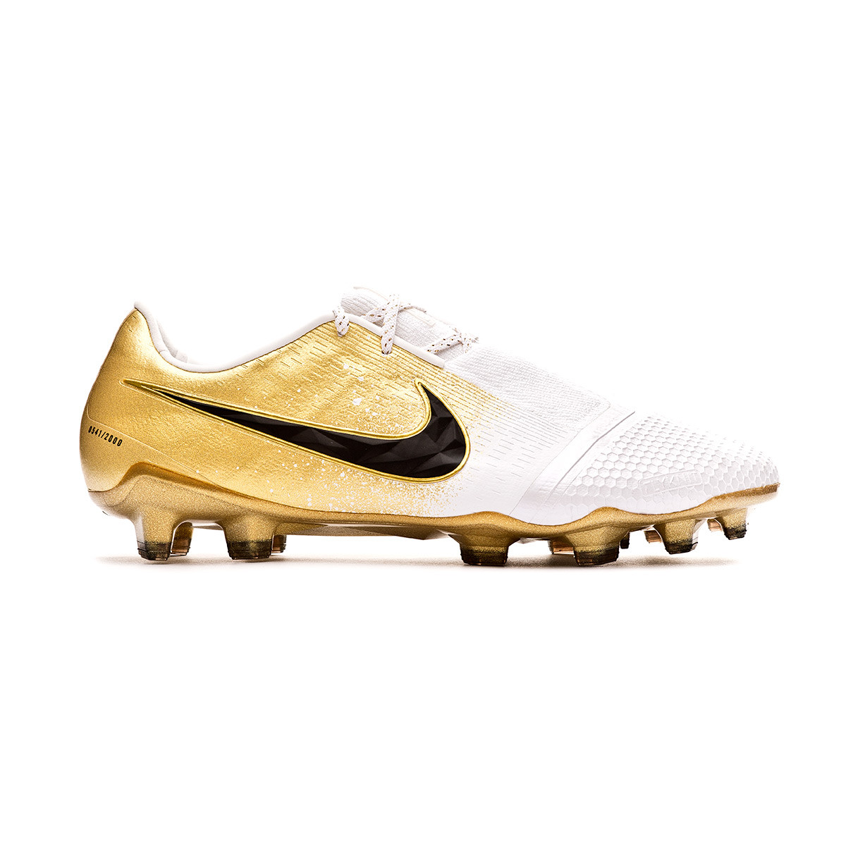 nike golden football shoes