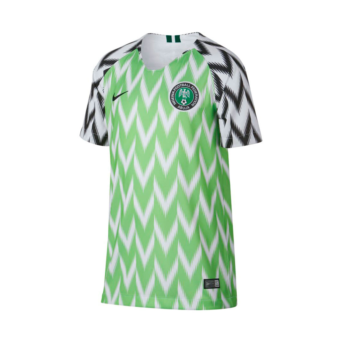 Camiseta Nike Breathe Selección Nigeria Primera Equipación 2019-2020 Niño  White-Black - Tienda de fútbol Fútbol Emotion