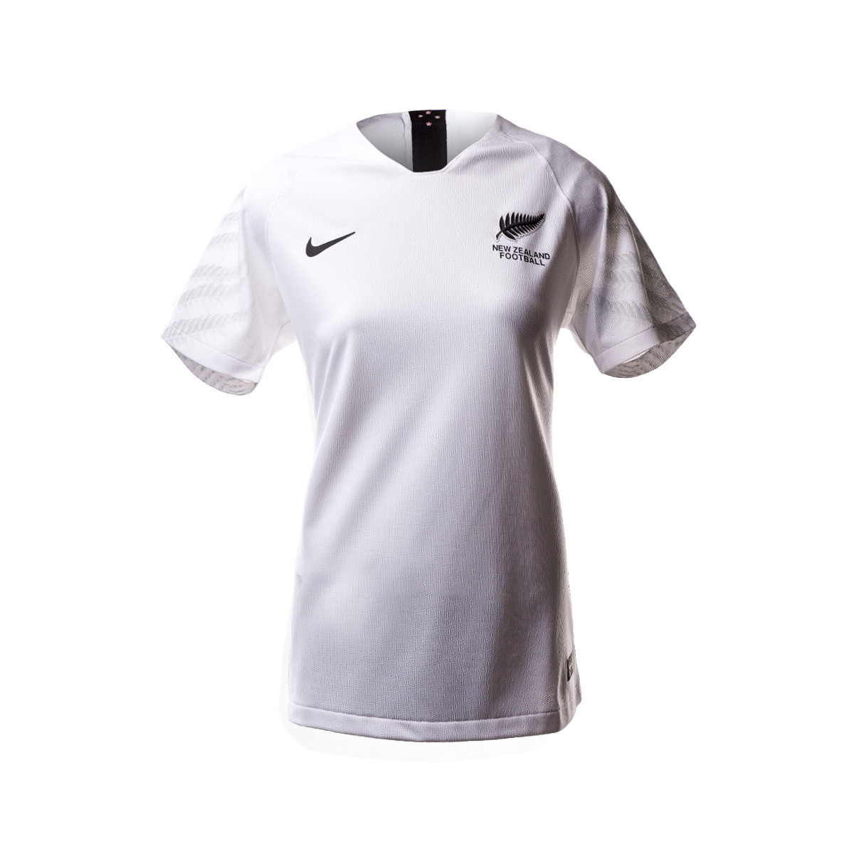 Camiseta Nike Selección Nueva Zelanda Primera Equipación 2019-2020 Mujer  White-Black - Tienda de fútbol Fútbol Emotion