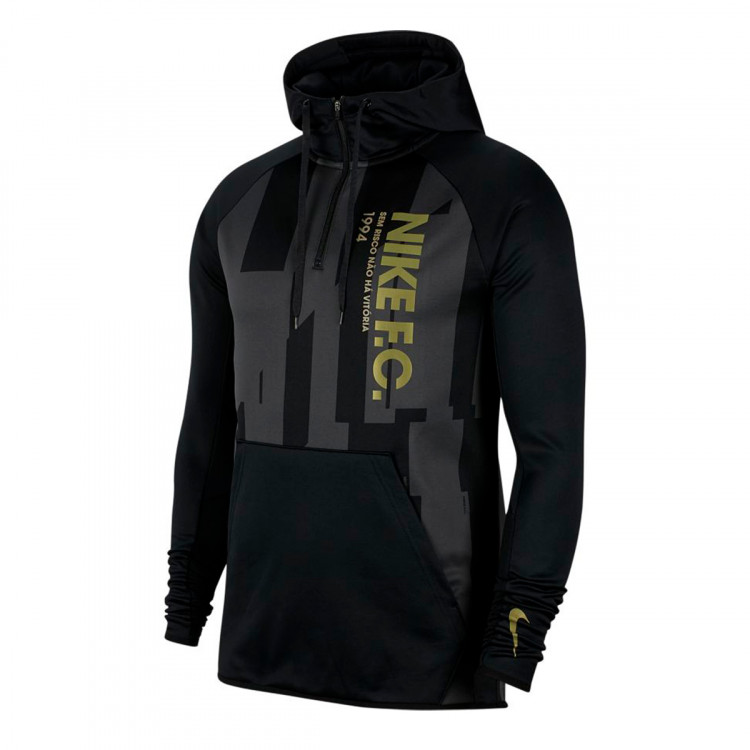 nike fc jacket black