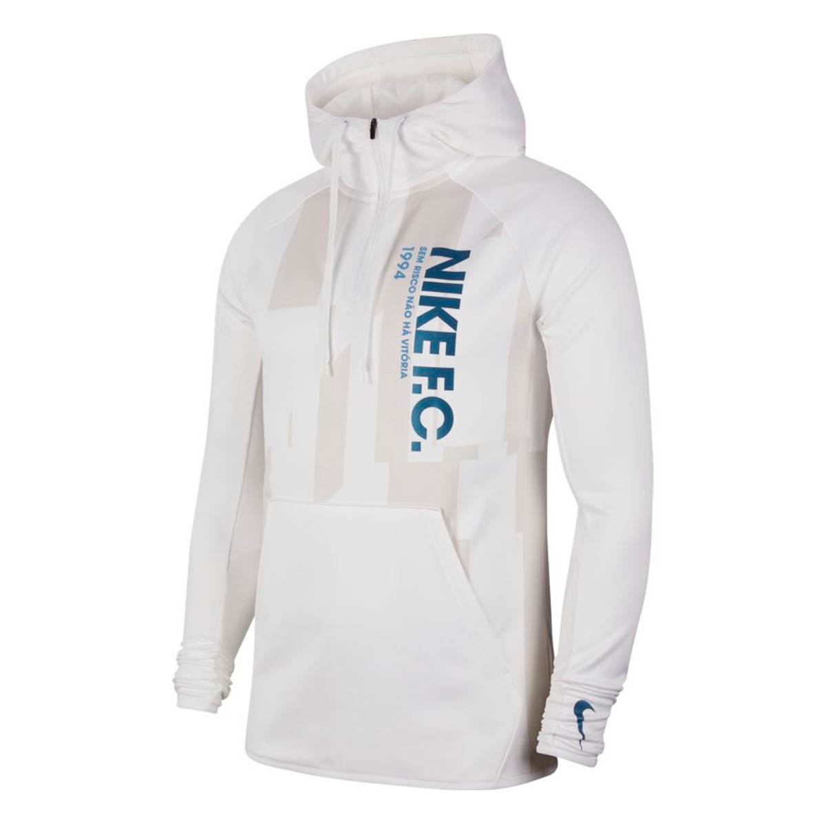 nike fc hoodie white