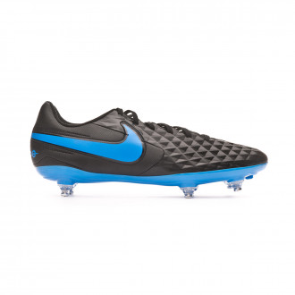 Chuteira Nike Tiempo Legend VIII Club SG Black-Blue hero