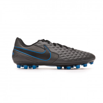 Chuteira Nike Tiempo Legend VIII Academy AG Black-Blue hero