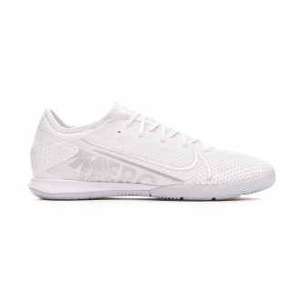 Sapatilha de Futsal Nike Mercurial Vapor XIII Pro IC White-Chrome-Pure platinum