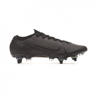 Chuteira Nike Mercurial Vapor XIII Elite ACC SG-Pro Black-Matte silver-Metallic cool grey