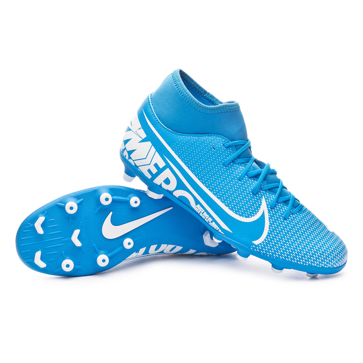 Football Boots Nike Mercurial Superfly Vii Club Fg Mg Blue Hero