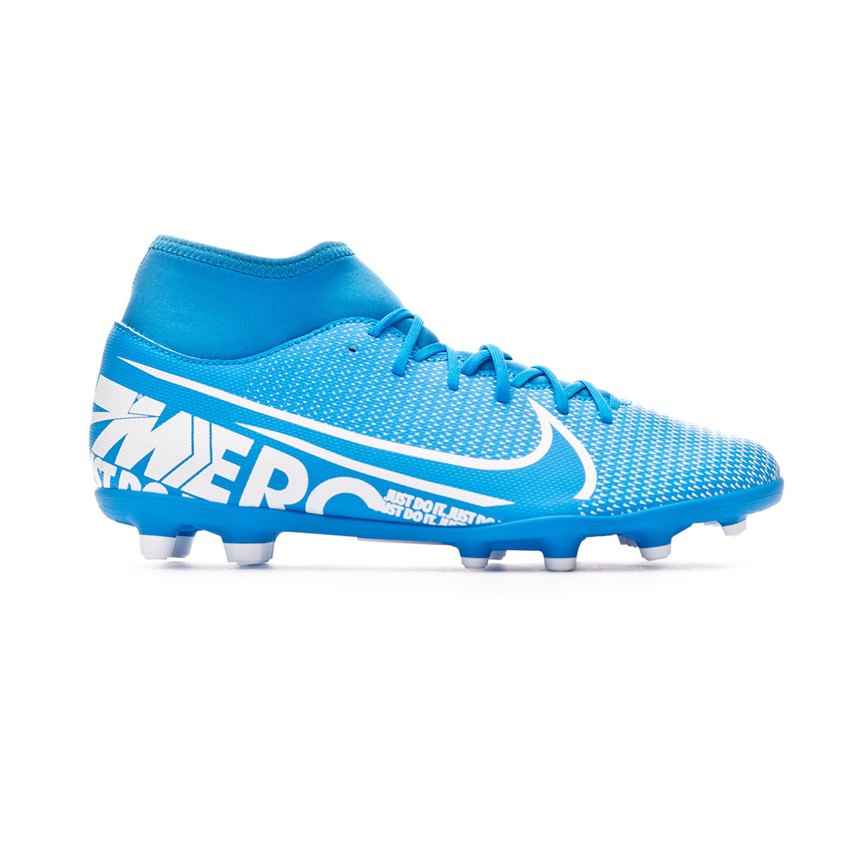 botas nike mercurial azules