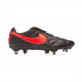 Tiempo Premier II SG-PRO Anti-Clog Traction Black-Hyper crimson-Black