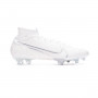 Mercurial Superfly VII Elite FG White-Metallic platinum