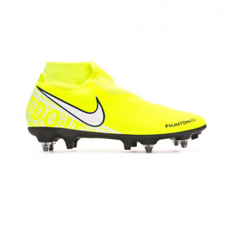 Chuteira Nike Phantom Vision Academy DF ACC SG-Pro Volt-White