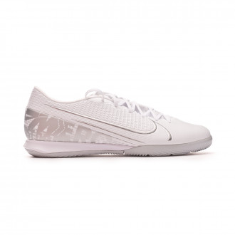 Sapatilha de Futsal Nike Mercurial Vapor XIII Academy IC White-Chrome-Metallic silver