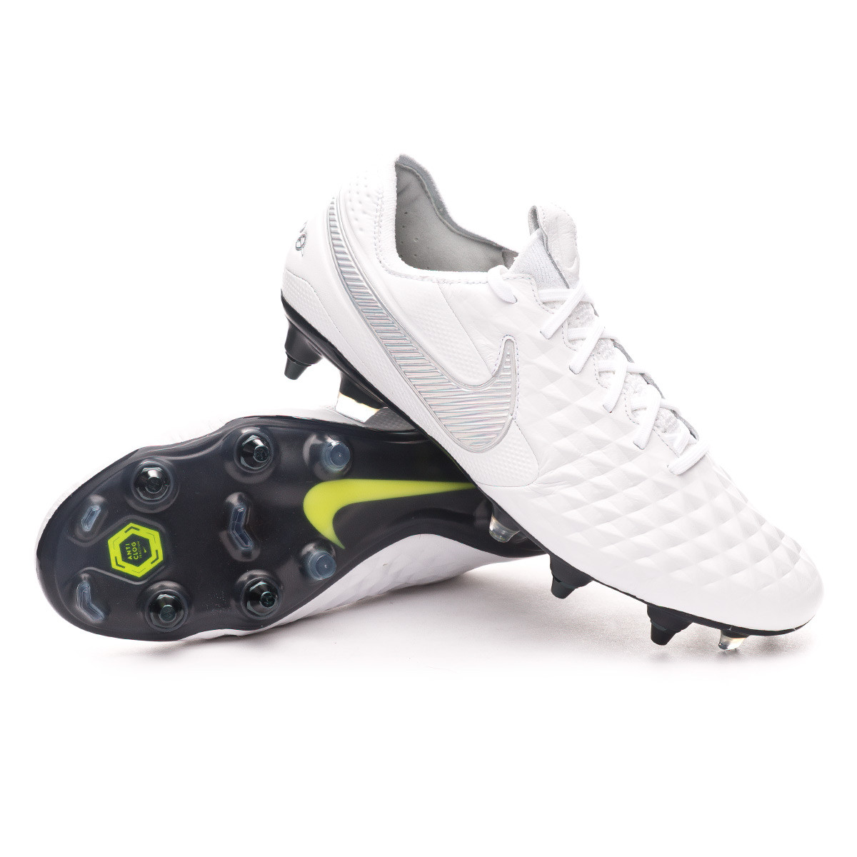 Football Boots Nike Tiempo Legend VIII Elite ACC SG-Pro White-Pure  platinum-Wolf grey - Football store Fútbol Emotion