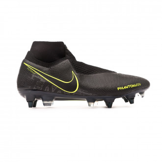 Chuteira Nike Phantom Vision Elite DF ACC SG-Pro Black-Volt