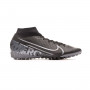 Mercurial Superfly VII Academy Turf Black-Metallic cool grey