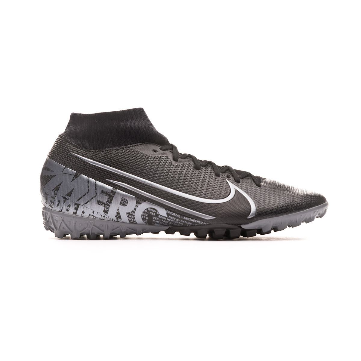 Agradecido ganso regional Football Boots Nike Mercurial Superfly VII Academy Turf Black-Metallic cool grey - Football store Fútbol Emotion Agradecido ganso regional Football Boots Nike Mercurial Superfly VII Academy Turf Black-Metallic cool grey - Football store Fútbol Emotion