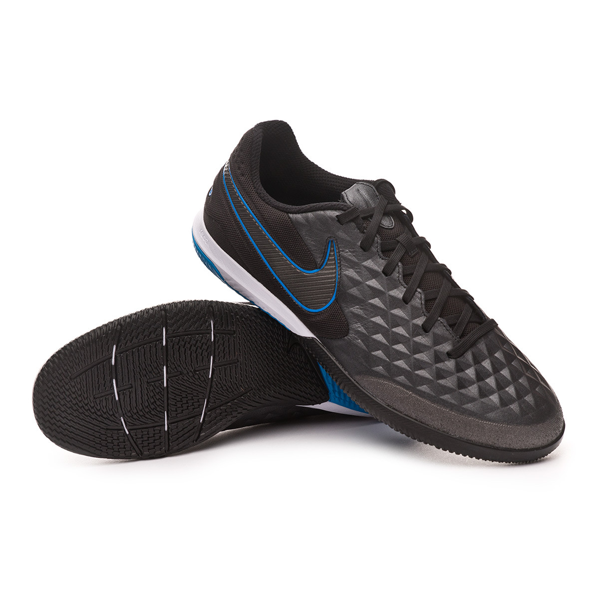 Zapatilla Nike React Tiempo Legend VIII Pro IC Black-Blue hero - Tienda de  fútbol Fútbol Emotion