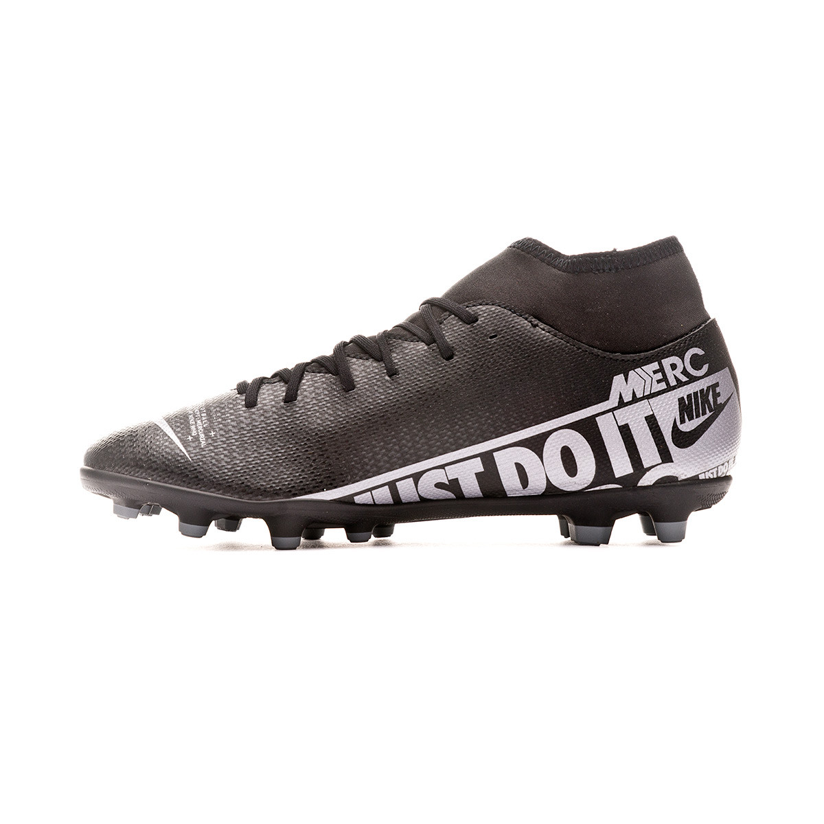 Scarpe Nike Mercurial Superfly VII Club FG/MG Black-Metallic cool grey -  Negozio di calcio Fútbol Emotion