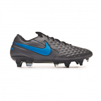 Chuteira Nike Tiempo Legend VIII Elite ACC SG-Pro Black-Blue hero