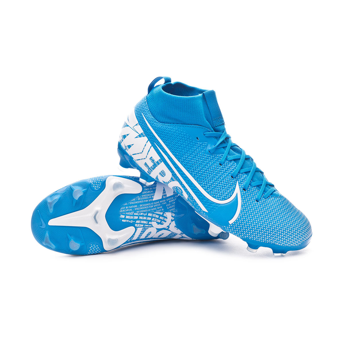 Zapatos de fútbol Nike Mercurial Superfly VII Academy FG/MG Niño Blue  hero-White-Obsidian - Tienda de fútbol Fútbol Emotion