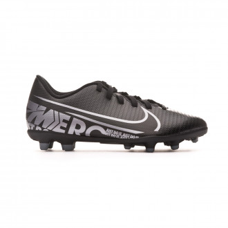 Chuteira Nike Mercurial Vapor XIII Club FG/MG Criança Black-Metallic cool grey
