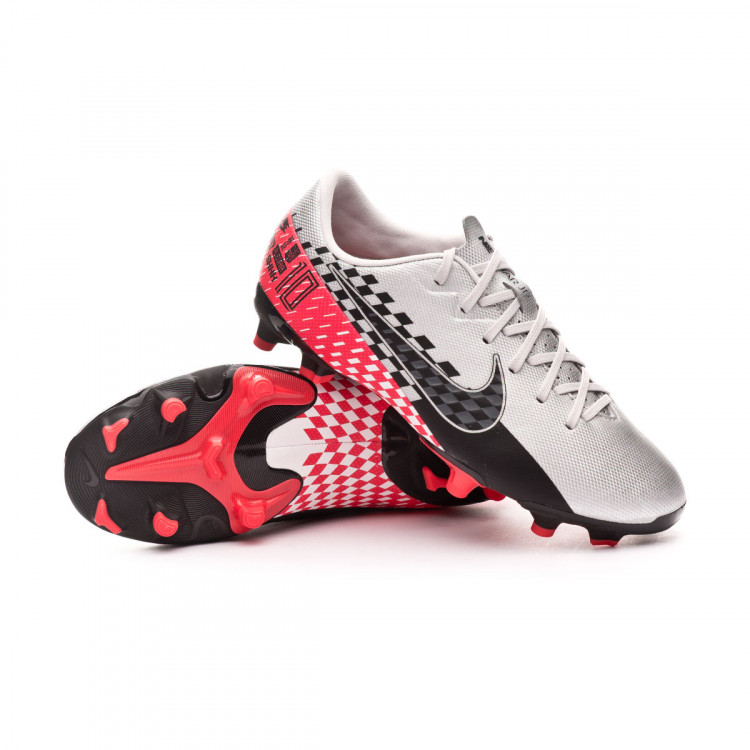 Bota de fútbol Nike Mercurial Vapor XIII Academy FG/MG Neymar Jr Niño  Chrome-Black-Red orbit-Platinum tint - Tienda de fútbol Fútbol Emotion