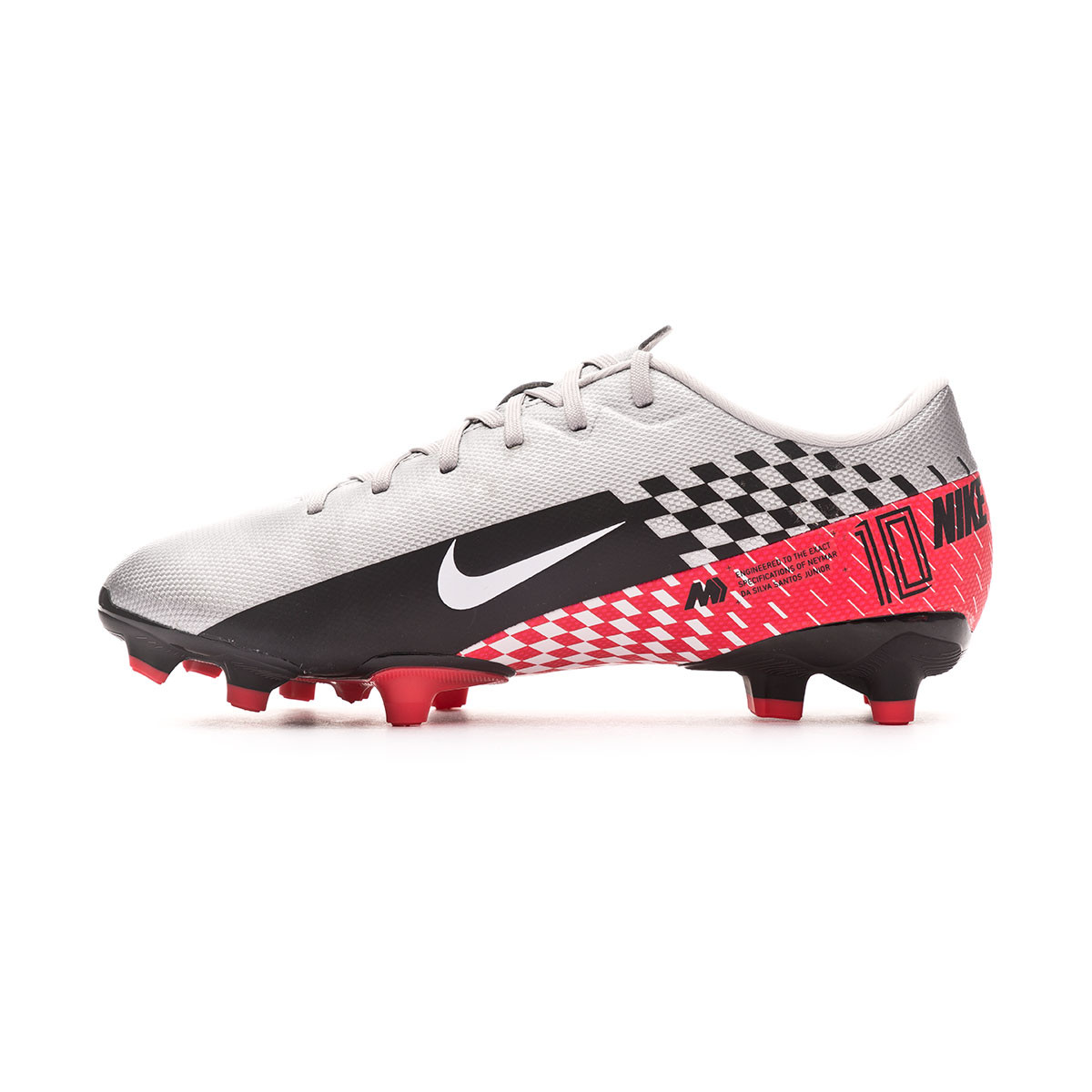 Bota de fútbol Nike Mercurial Vapor XIII Academy FG/MG Neymar Jr Niño  Chrome-Black-Red orbit-Platinum tint - Tienda de fútbol Fútbol Emotion