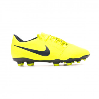 Chuteira Nike Phantom Venom Club FG Niño Volt-Obsidian