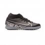 Mercurial Superfly VII Club Turf Niño Black-Metallic cool grey