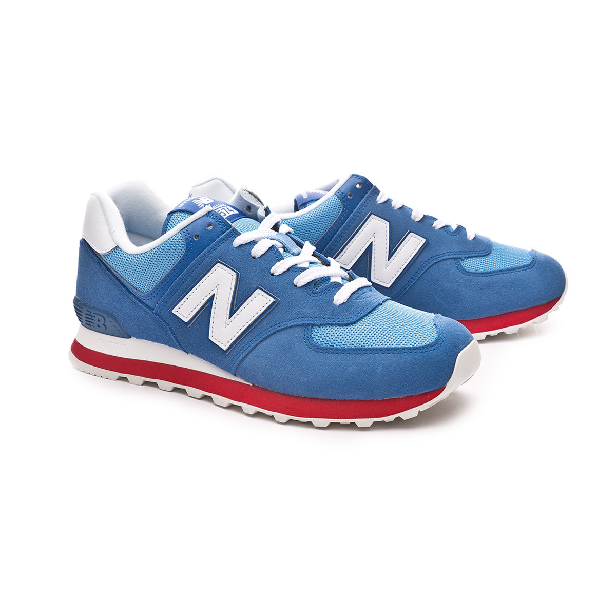 new balance blue trainers