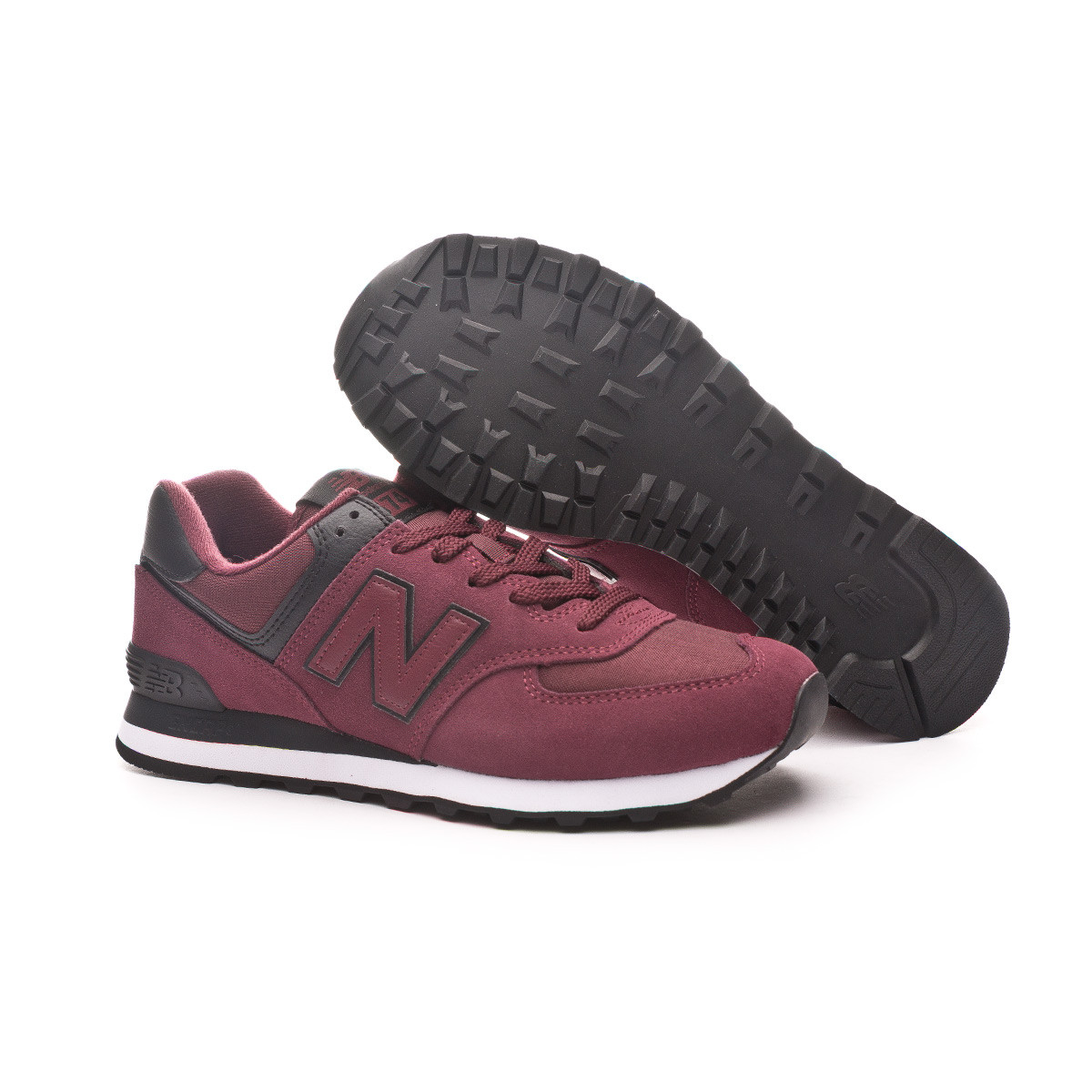 new balance 574 femme burgundy