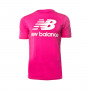 Essentials Stacked Logo T PInk