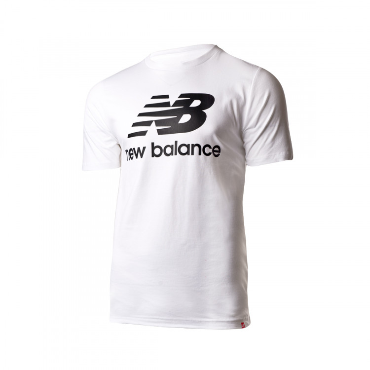 new balance essentials stacked logo t shirt