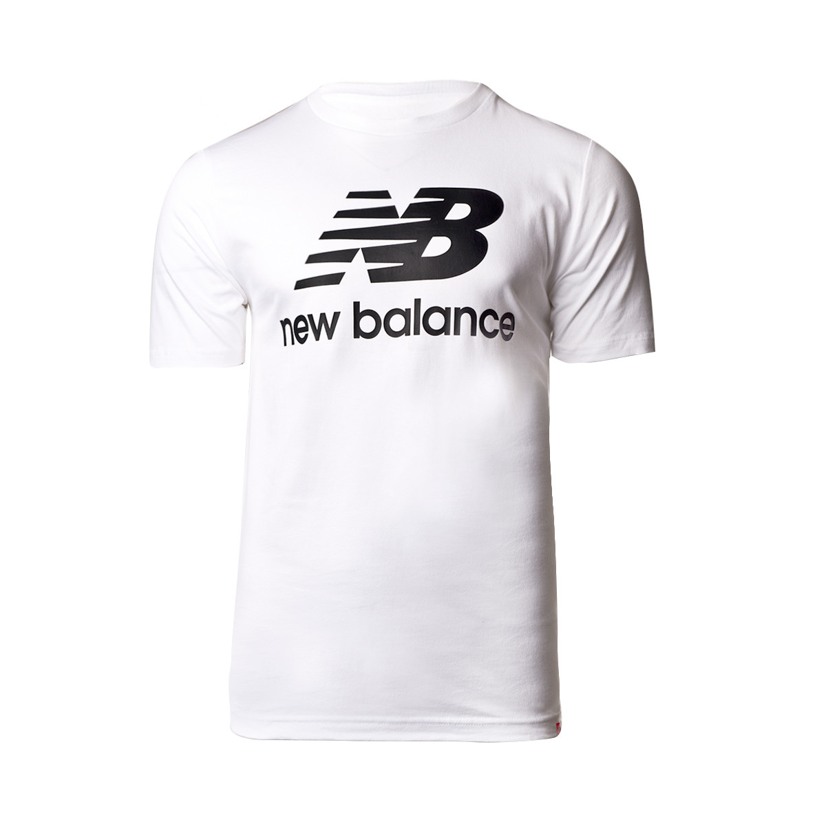 Jersey New Balance Stacked Logo White - Fútbol Emotion