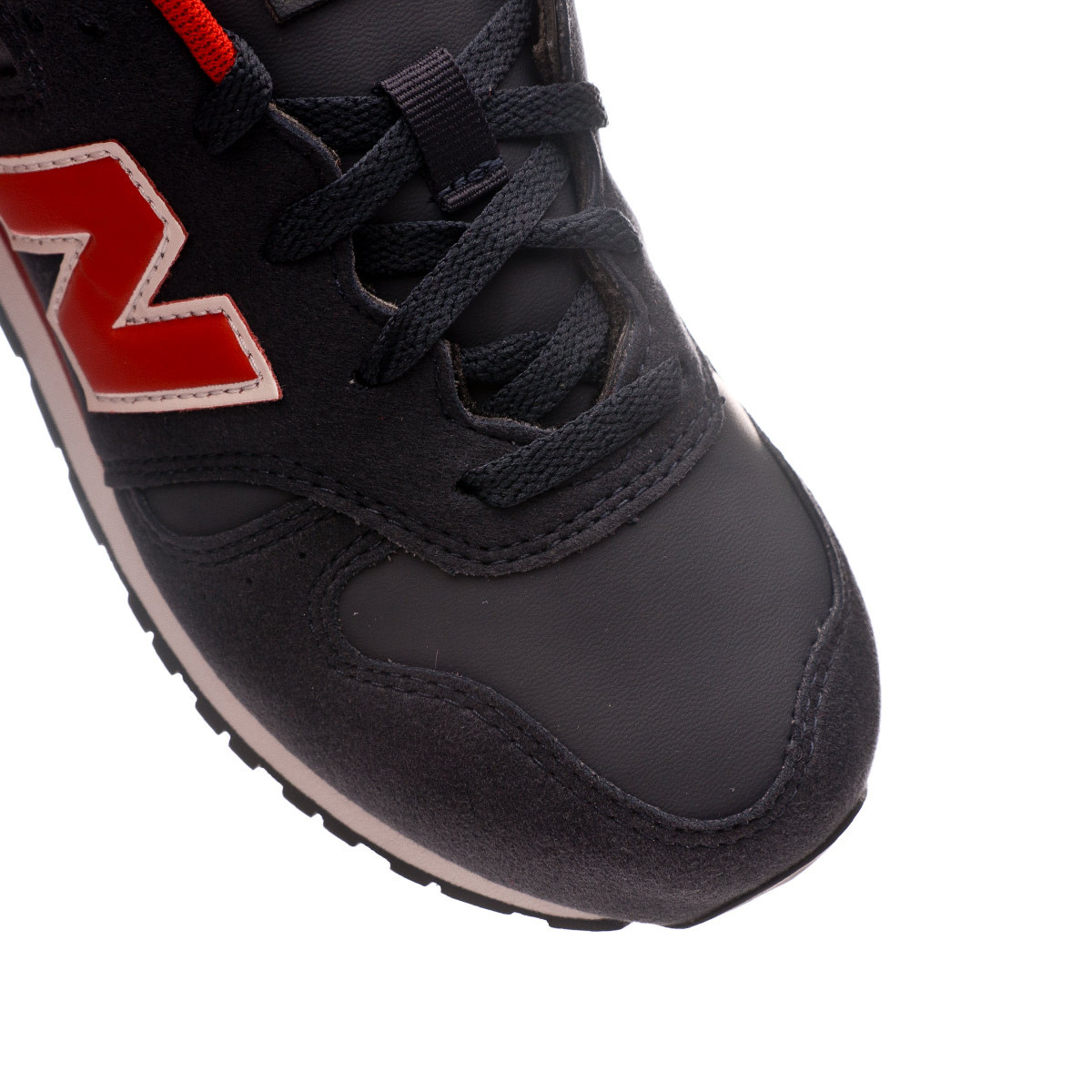 new balance 373 navy red grey