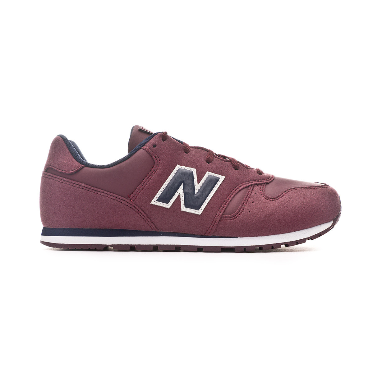 new balance burgundy 373 trainers
