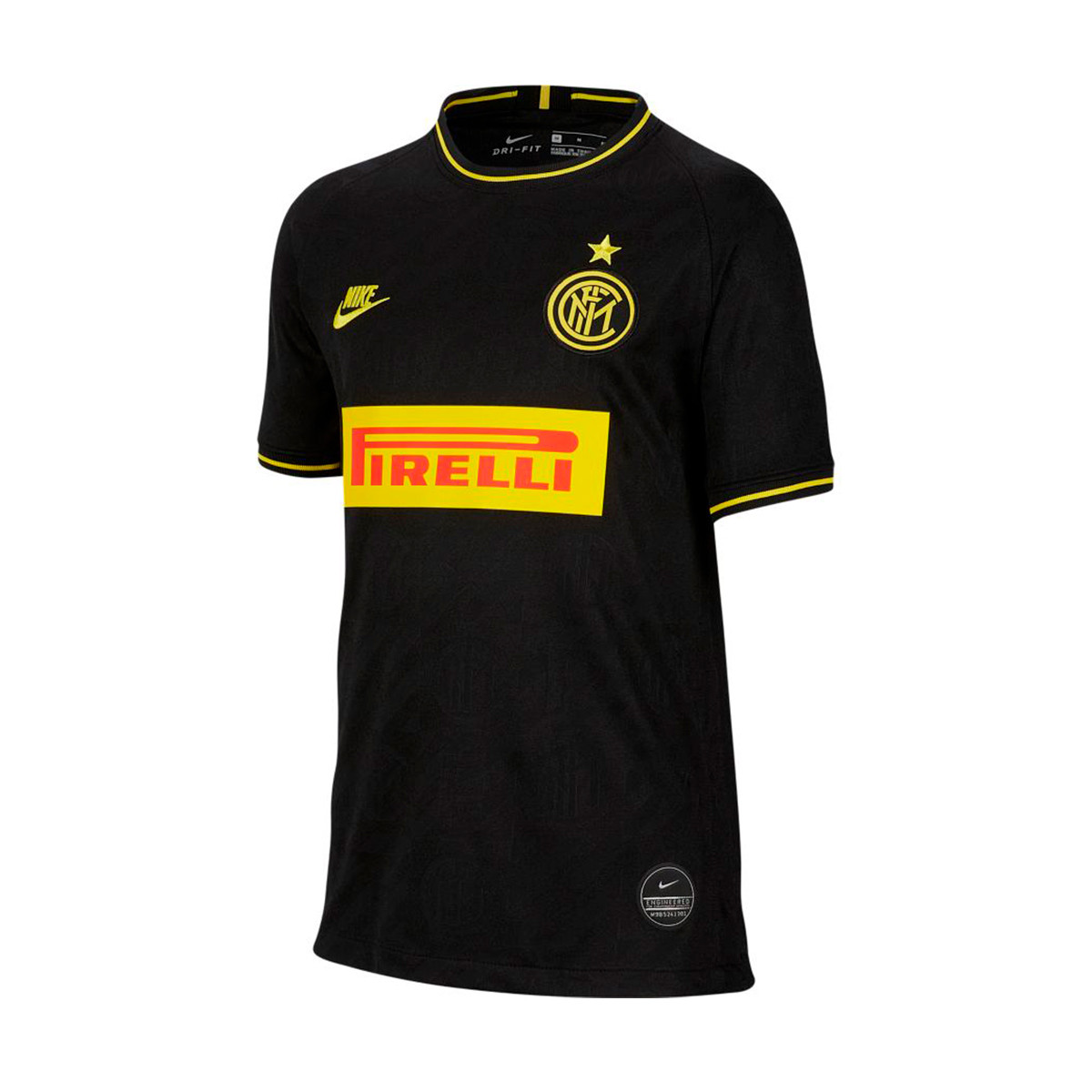 Camiseta Nike Inter Milan Breathe Stadium Tercera Equipación 2019-2020 Niño  Black-Tour yellow - Tienda de fútbol Fútbol Emotion