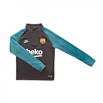 Camisola Nike FC Barcelona Dry Strike Dril 2019-2020 Niño Dark smoke grey-Cabana
