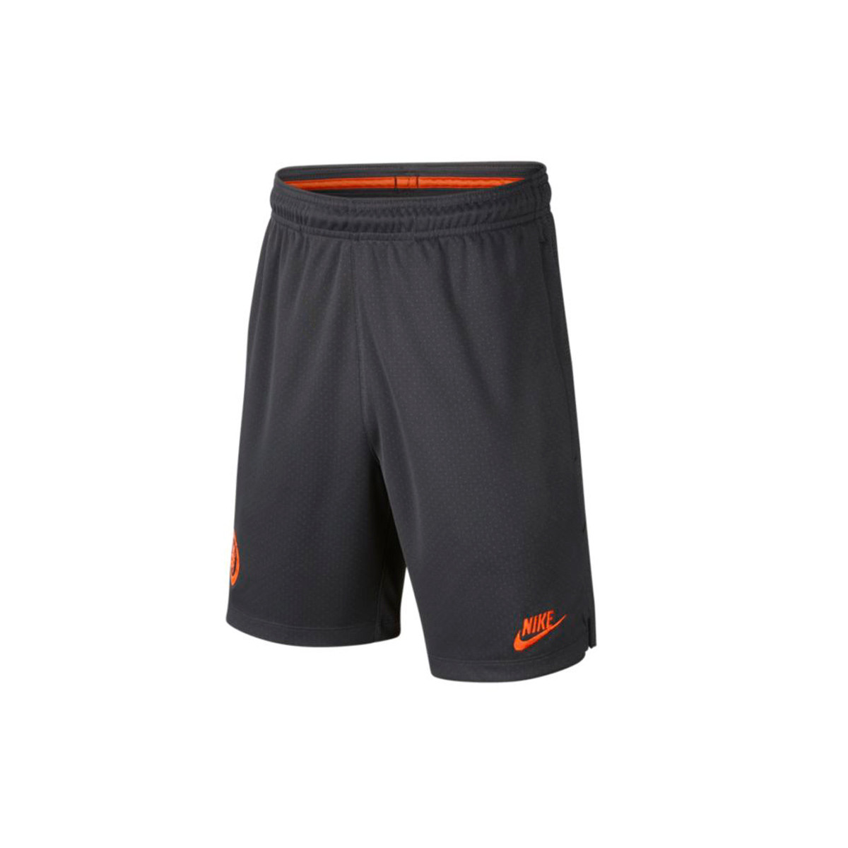 black orange nike shorts
