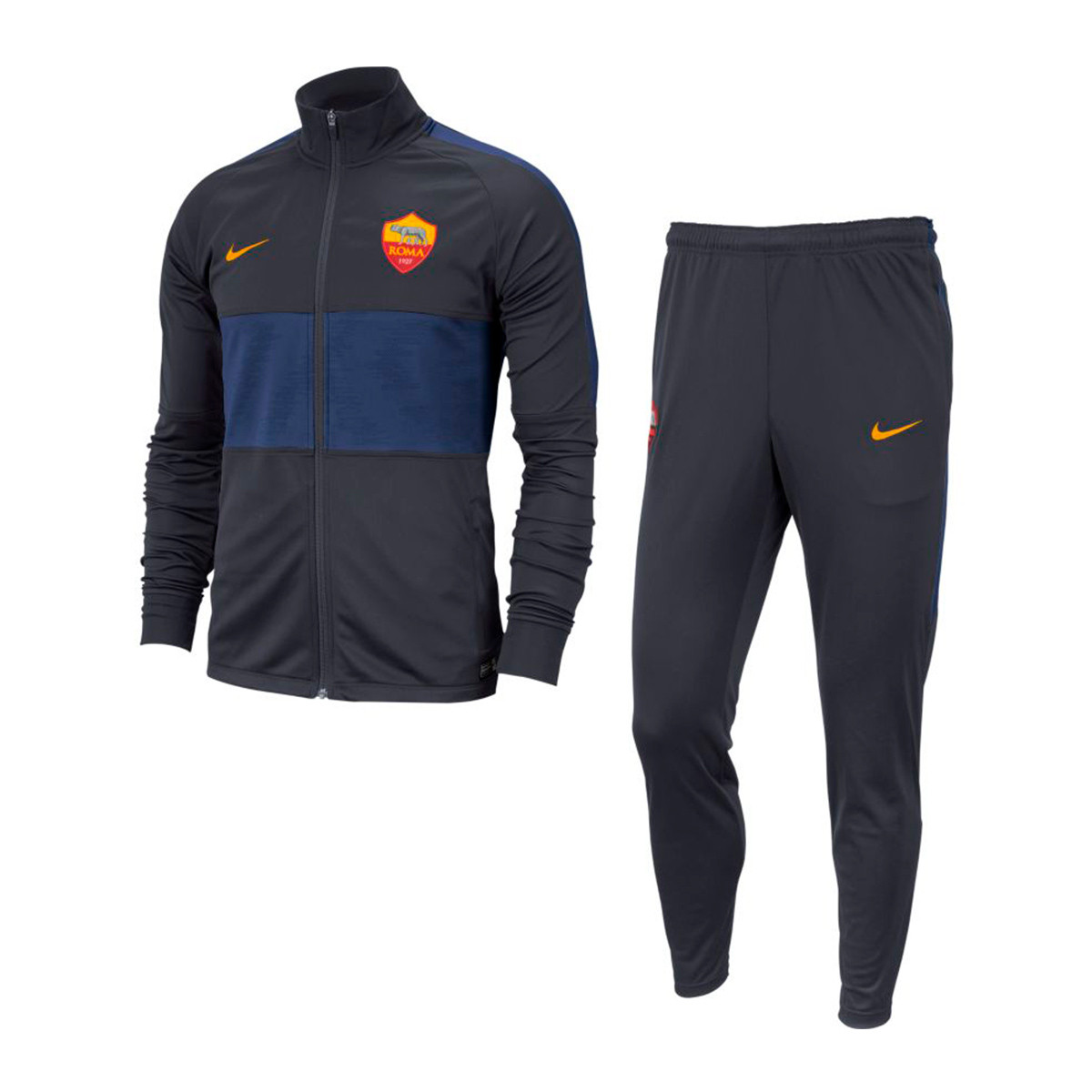 Chándal Nike AS Roma Dry Strike 2019-2020 Dark Obsidian-University gold -  Tienda de fútbol Fútbol Emotion