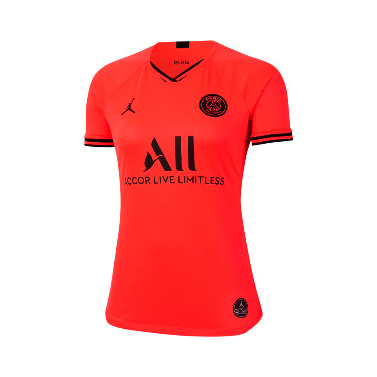 Camiseta Nike Paris Saint-Germain Breathe Stadium Segunda Equipación 2019-2020  Mujer Infrared-Black - Tienda de fútbol Fútbol Emotion