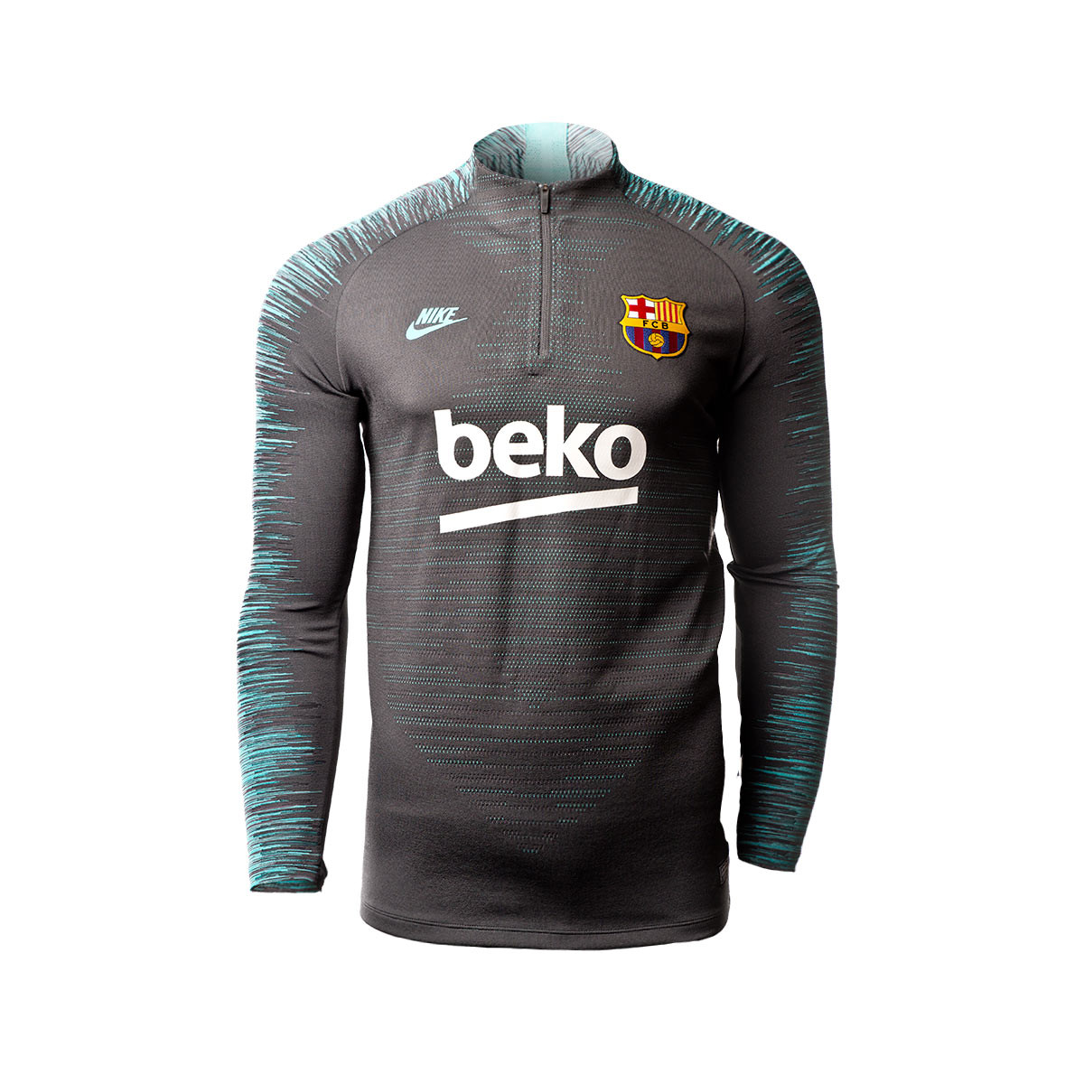 Sweatshirt Nike FC Barcelona Vaporknit Strike Dril 2019-2020 Dark smoke  grey-Cabana - Football store Fútbol Emotion