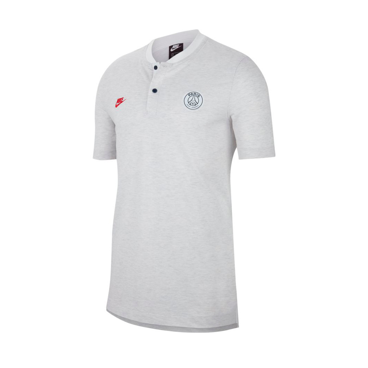 Polo shirt Nike Paris Saint-Germain NSW Modern 2019-2020 White-Birch  heather-University red - Football store Fútbol Emotion