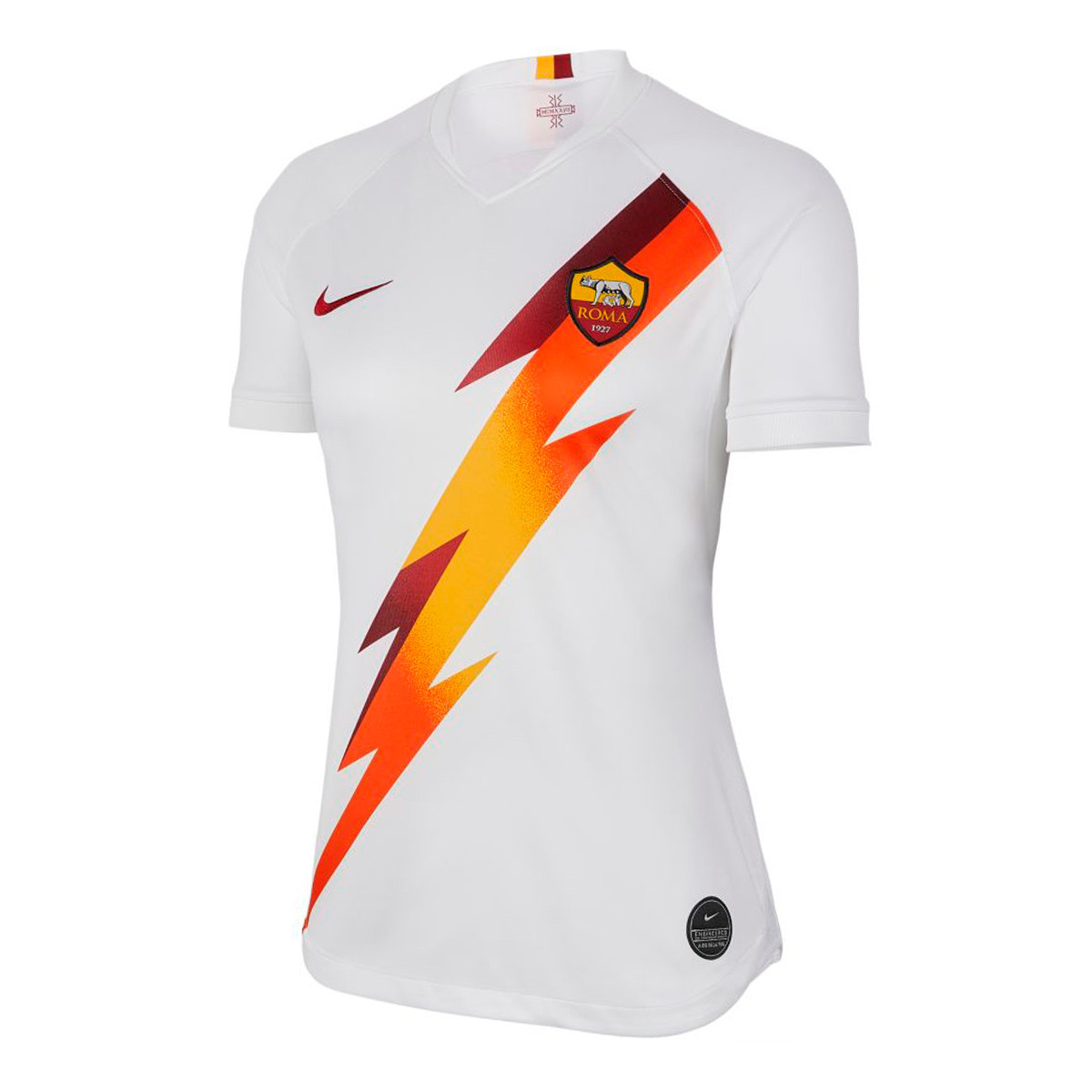Camiseta Nike AS Roma Breathe Stadium Segunda Equipación 2019-2020 Mujer  White-team crimson - Tienda de fútbol Fútbol Emotion