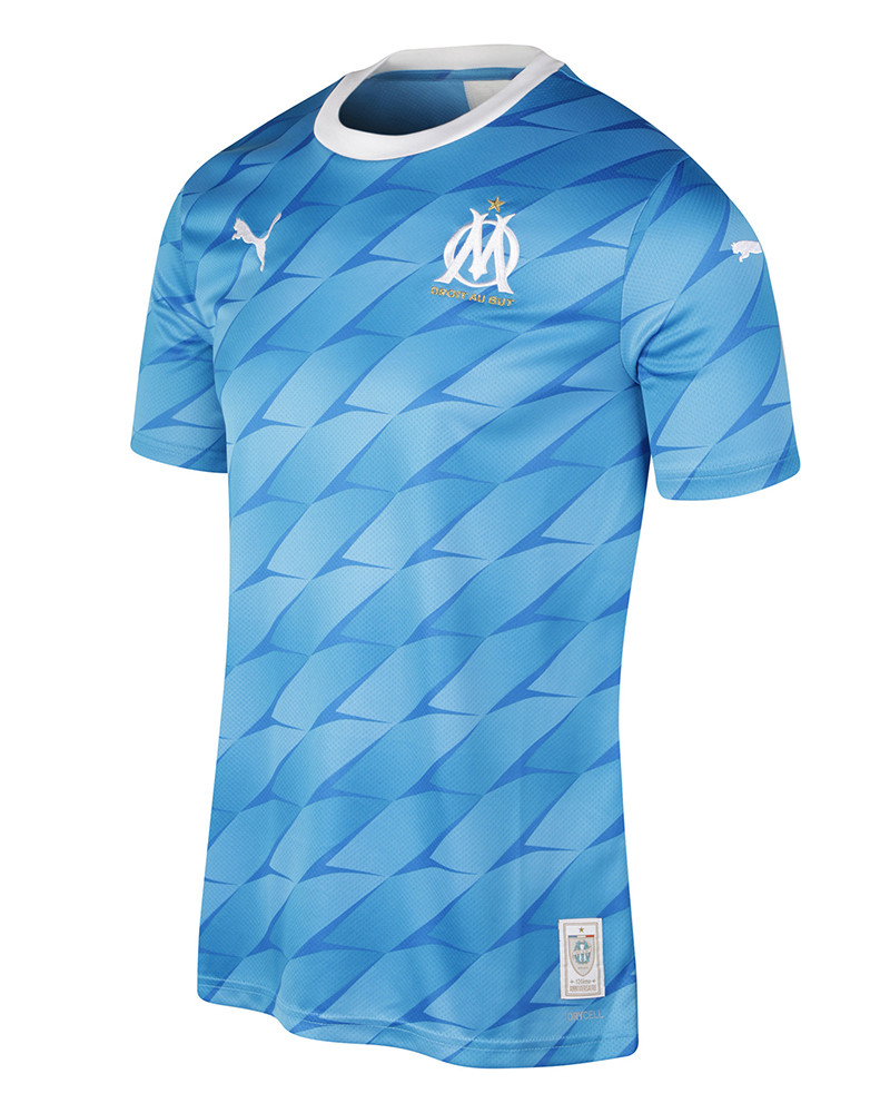 Playera Puma Olympique Marsella Segunda Equipación 2019-2020 Bleu azur-Puma  white - Tienda de fútbol Fútbol Emotion