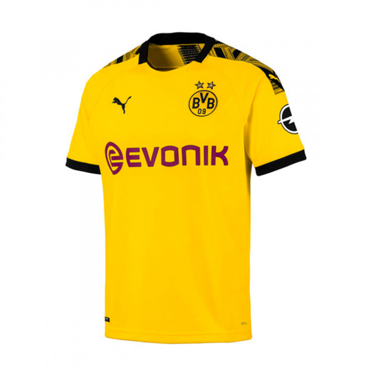 Camiseta Puma BVB Borussia Dortmund Primera Equipación 2019-2020 Cyber yellow-Puma black ...