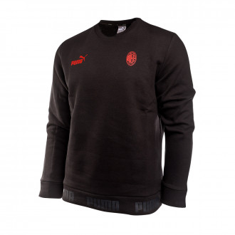 Sweatshirt Puma AC Milan FtblCulture 2019-2020 Puma black-Tango red