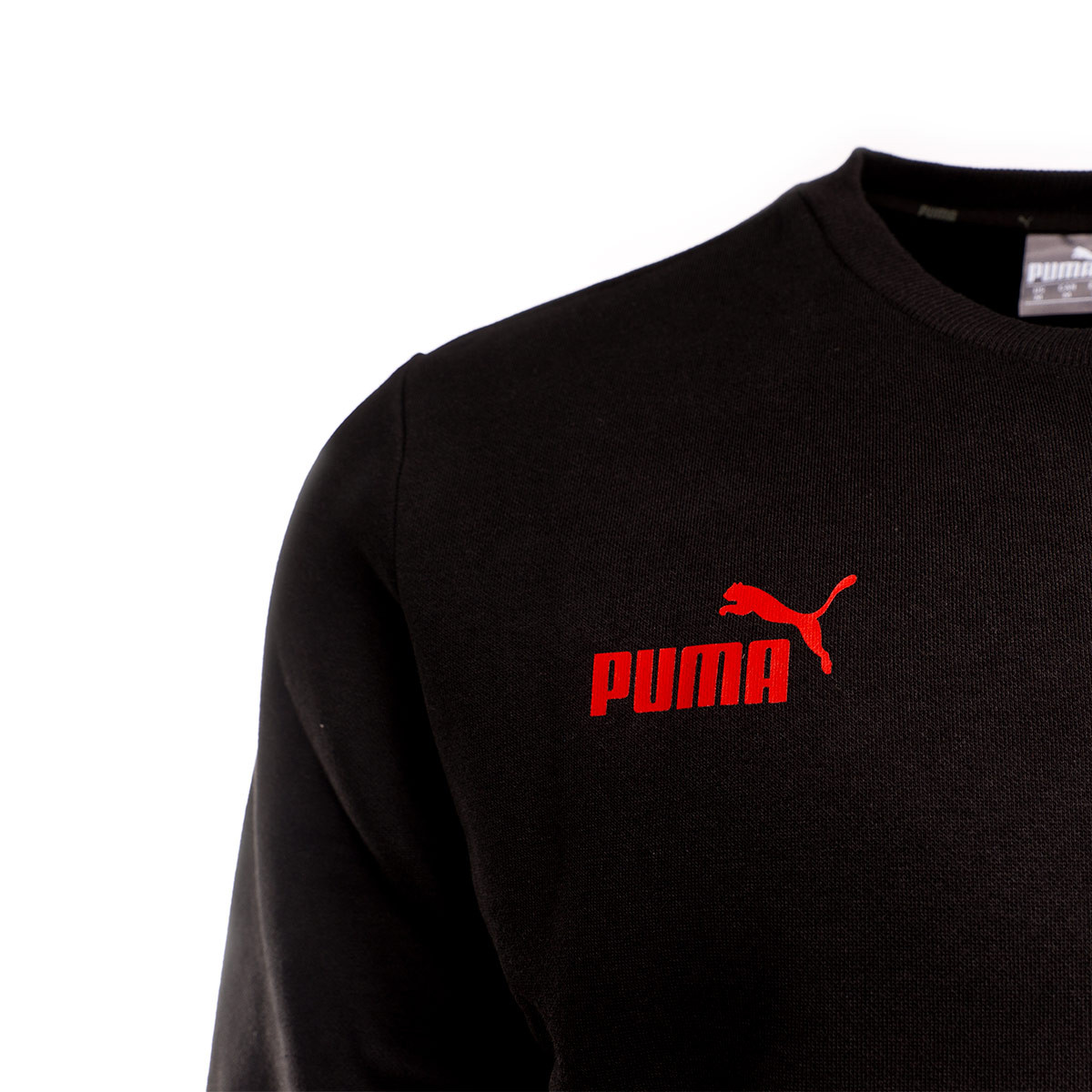 puma black and red t shirt