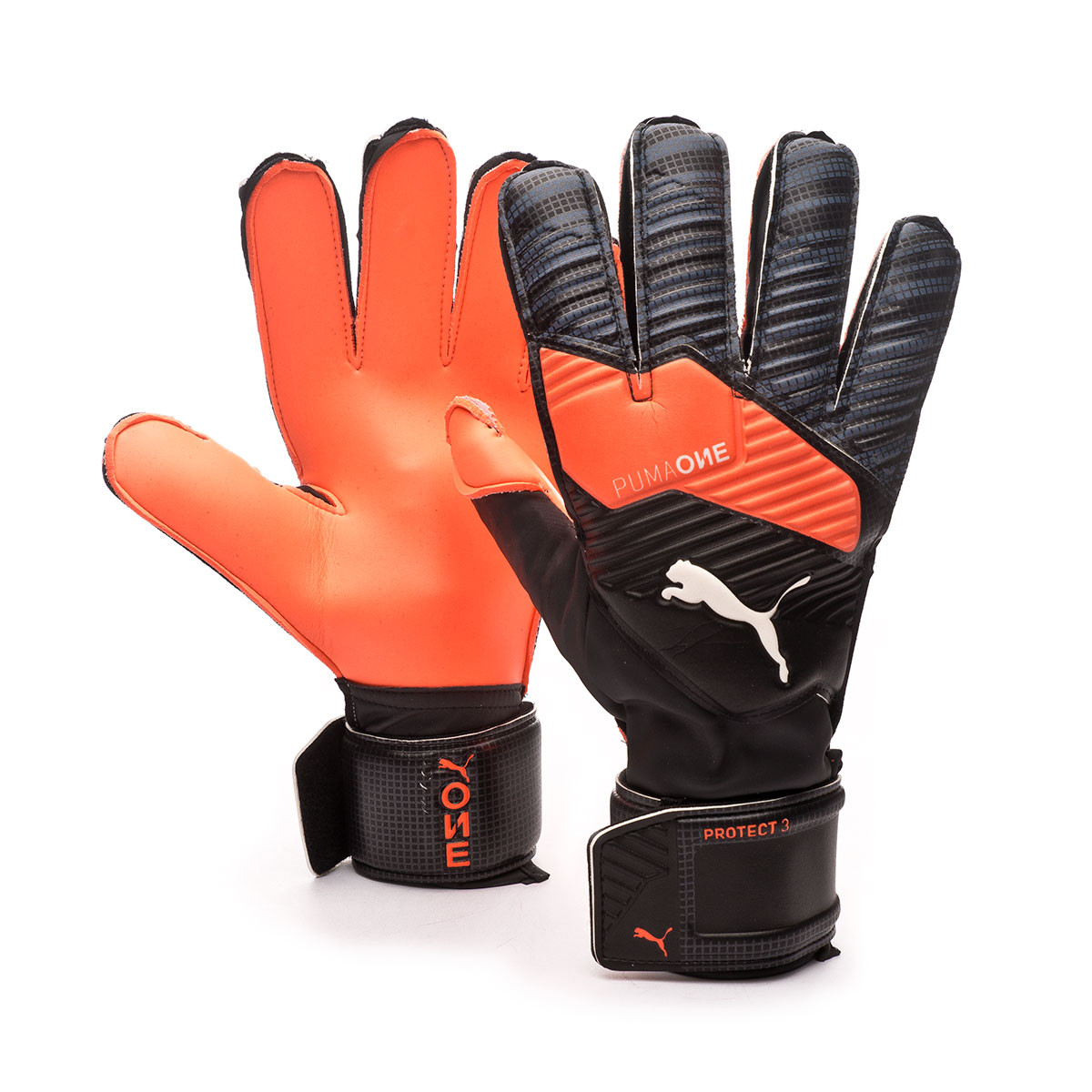 Glove Puma One Protect 3 Puma black-Nrgy Red-Puma white - Football store  Fútbol Emotion