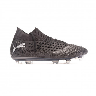 Chuteira Puma Future 4.1 NETFIT FG/AG Puma black-Puma aged silver