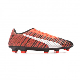 Chuteira Puma One 5.4 FG/AG Puma black-Nrgy red-Puma aged silver